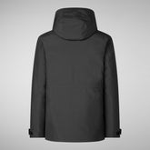 Parka Keaton noir pour homme | Save The Duck