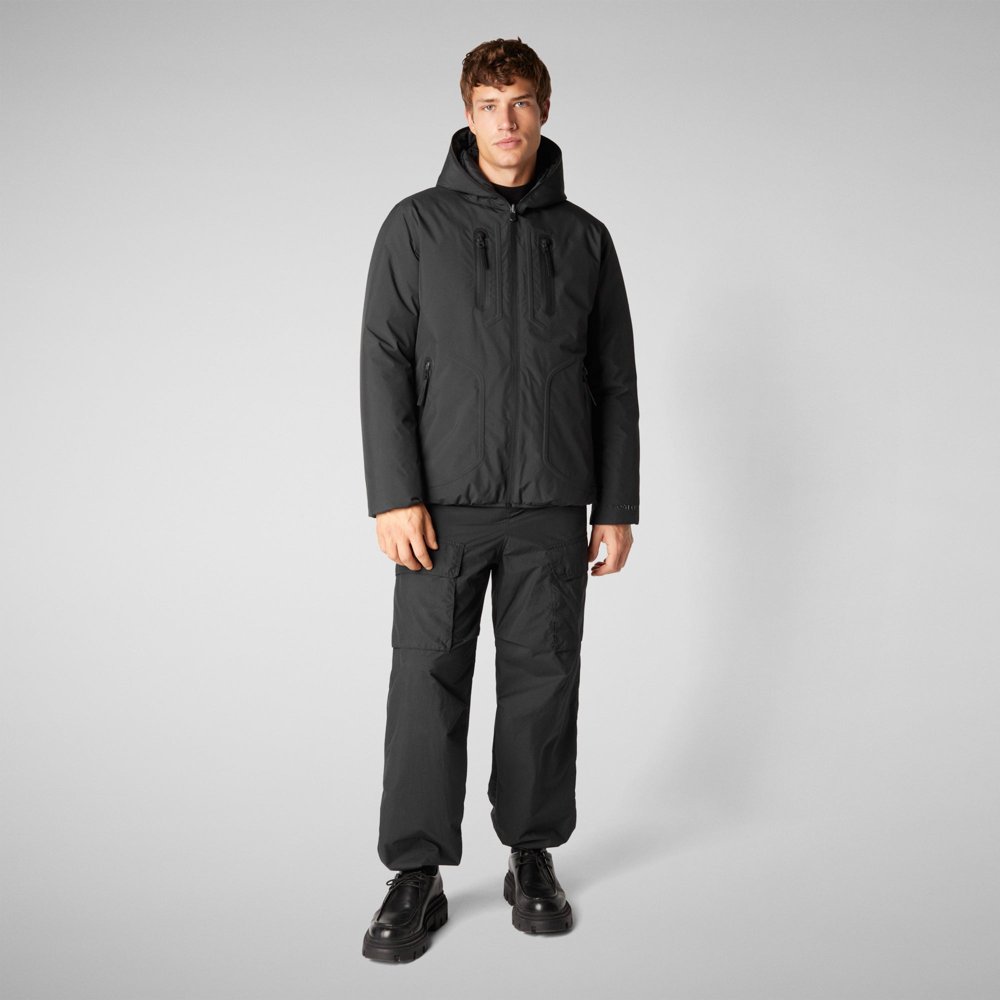 Save the duck PARKA UOMO BENEDICT IN NERO