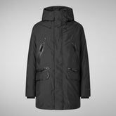 Parkaà  capuche Harvey noir pour homme | Save The Duck