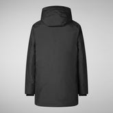 Parkaà  capuche Harvey noir pour homme | Save The Duck