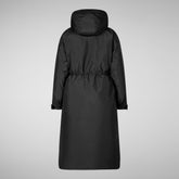 PARKA CON CAPPUCCIO DONNA REIRA NERO | Save The Duck