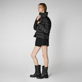 Woman's jacket Elsie in black | Save The Duck