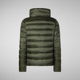 Woman's jacket Elsie in pine green | Save The Duck