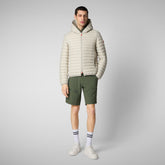 Animal-free herren-steppjacke Donald in Hellbeige | Save The Duck