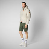 Animal-free herren-steppjacke Donald in Hellbeige | Save The Duck