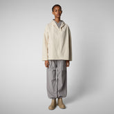 Woman's jacket dawa in shore beige - Rainy Woman | Save The Duck