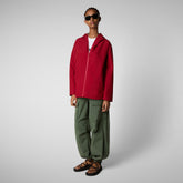 Woman's jacket dawa in dark red - Rainy Woman | Save The Duck