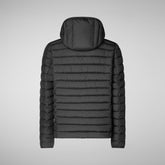 Animal-free herren-steppjacke Juncus in Schwarz | Save The Duck