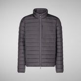 Veste Erion gris noir pour homme | Save The Duck