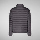 Veste Erion gris noir pour homme | Save The Duck