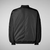 Blouson aviateur unisexe Usher noir | Save The Duck