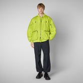 Giacca bomber unisex Usher in verde lime - Nero Donna | Save The Duck