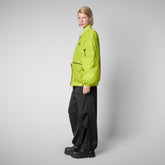 Blouson aviateur Unisexe Usher Vert Citron - Noir Femme | Save The Duck