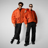 Blouson aviateur unisexe Usher orange | Save The Duck