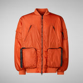 Blouson aviateur unisexe Usher orange | Save The Duck