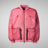 Blouson aviateur unisexe Usher rose | Save The Duck