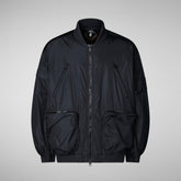 Blouson aviateur unisexe Usher bleu nuit | Save The Duck