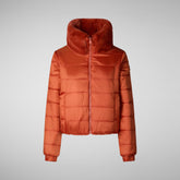 Woman's jacket Kina in maple orange | Save The Duck