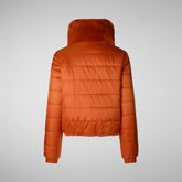 Woman's jacket Kina in maple orange | Save The Duck