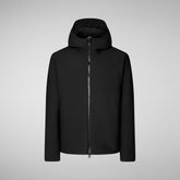 Parkaà  capuche Sabal noir pour homme | Save The Duck