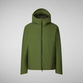 Parkaà  capuche Sabal moss green pour homme | Save The Duck