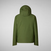 Parkaà  capuche Sabal moss green pour homme | Save The Duck