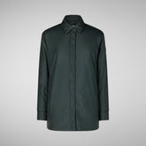 Veste Amarillis vert noir pour femme | Save The Duck