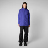 Woman's jacket Amarillis in gentian blue | Save The Duck