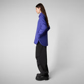 Woman's jacket Amarillis in gentian blue | Save The Duck