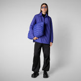 Woman's jacket Amarillis in gentian blue | Save The Duck