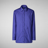 Woman's jacket Amarillis in gentian blue | Save The Duck