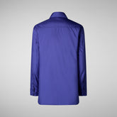 Woman's jacket Amarillis in gentian blue | Save The Duck