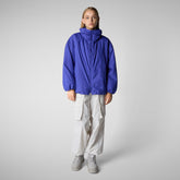 Woman's jacket Cissy in gentian blue | Save The Duck