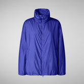 Woman's jacket Cissy in gentian blue | Save The Duck