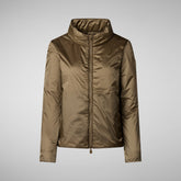 Veste Elisha husk green pour femme | Save The Duck