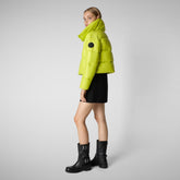 Veste Heidi vert citron pour femme - COLORS | Save The Duck