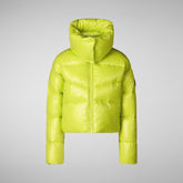 Veste Heidi vert citron pour femme | Save The Duck