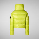 Veste Heidi vert citron pour femme | Save The Duck