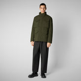 PARKA UOMO TRENTON IN LAND GREEN - Bureau Uomo | Save The Duck