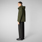 Man's jacket Trenton in land green - Bureau Man | Save The Duck