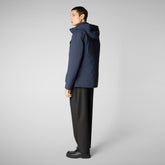 Man's jacket Trenton in navy blue | Save The Duck