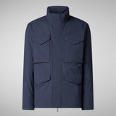 Man's jacket Trenton in navy blue | Save The Duck