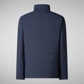 Man's jacket Trenton in navy blue | Save The Duck