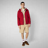 Giacca uomo Drop rosso scuro - Impermeabili Uomo | Save The Duck