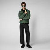 Piumino animal free uomo Alexander IN THYME GREEN - Uomo | Save The Duck