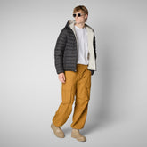 Animal-free herren-steppjacke Ezra in Hellbeige | Save The Duck