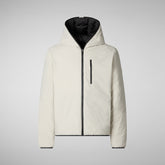 Man's animal free jacket Ezra in rainy beige | Save The Duck