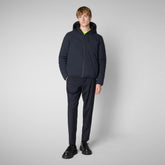 Man's animal free jacket Ezra in blue black | Save The Duck