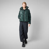 Woman's jacket Yvonna in land green | Save The Duck