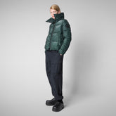 Woman's jacket Yvonna in land green | Save The Duck